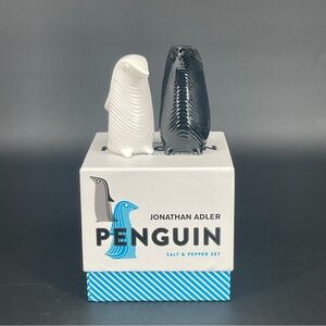 New "Jonathan Adler " Penguin Salt & Pepper Shaker
